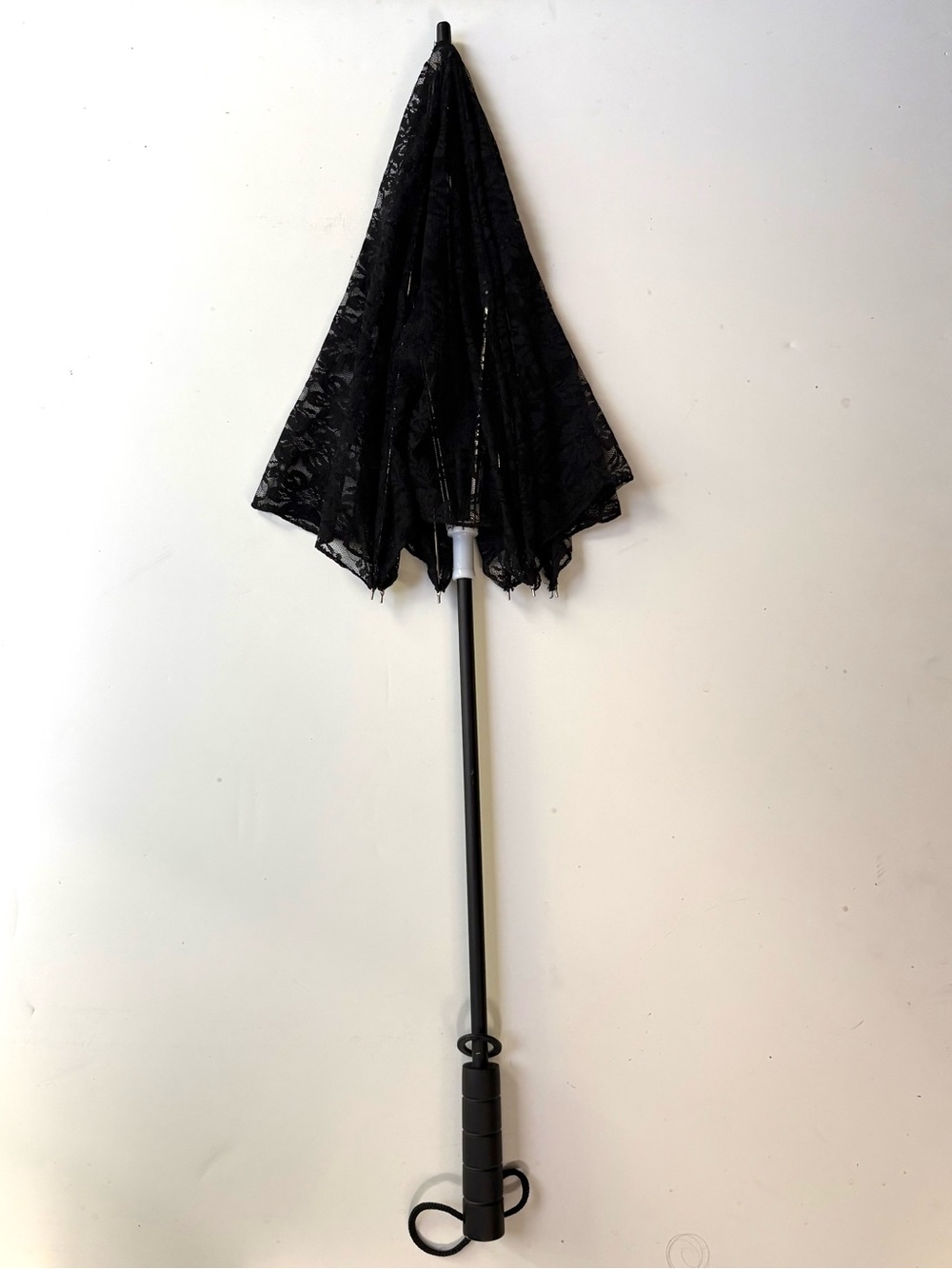 Party City Black Lace Decorative Umbrella 31 inch - Picture 2 of 7